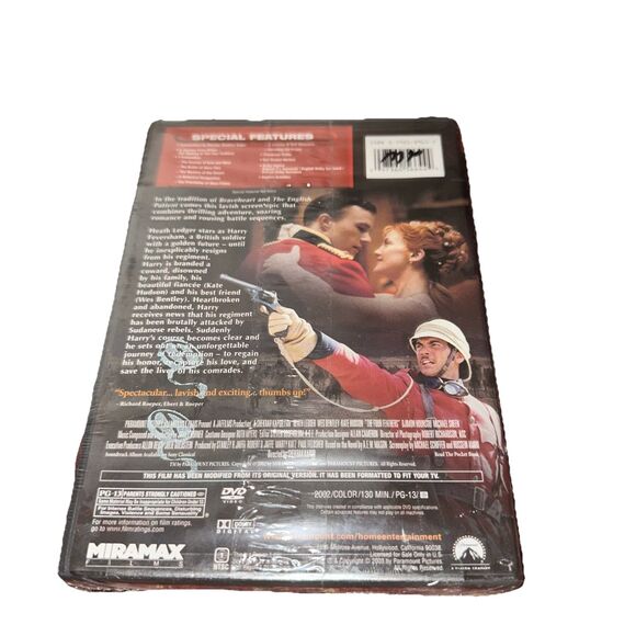 Four Feathers (DVD, 2002) New Collectors Edition Heath Ledger Kate Hudson - Picture 2 of 2